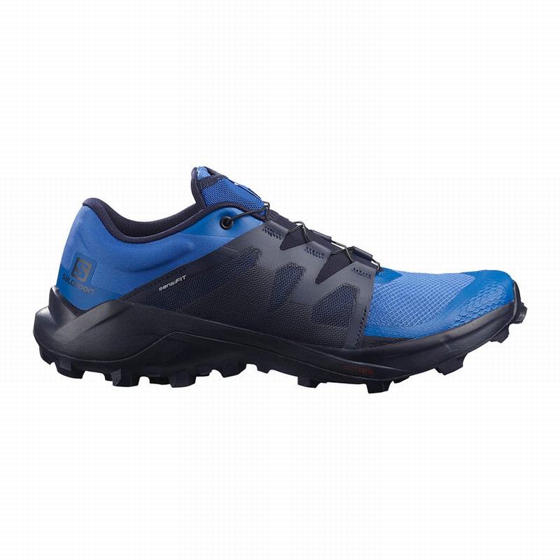 SALOMON UK WILDCROSS - Mens Trail Running Shoes Blue,GZCD31460